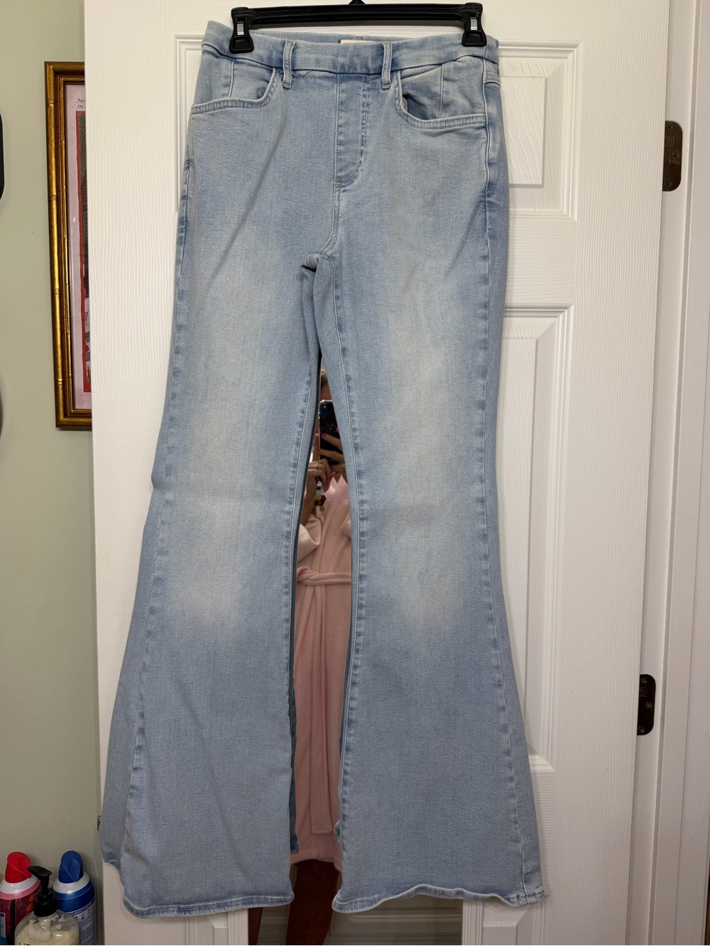 We The Free CRVY Pull-On Flare Jeans from Free People